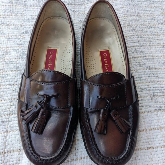 Cole Haan Other - Cole Haan Men's Brown Leather Tassel Loafer Size 9